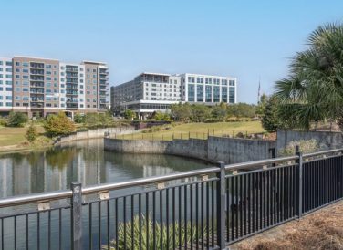 Water area at Cascades Park and Trail in Tallahassee, FL